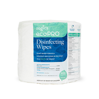 Zogics Biodegradable Disinfectant Wipes