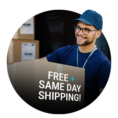 Ships free and same day