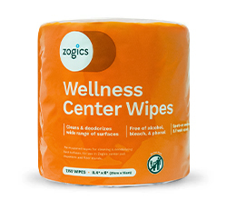 Zogics Wellness Center Wipes Roll
