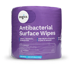 Zogics Antibacterial Disinfecting Wipes Roll
