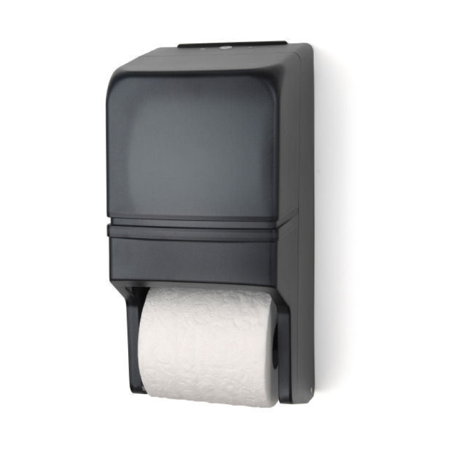 PRO-SOURCE Standard Double Roll Plastic Toilet Tissue Dispenser MPN:R3500TBKPRO