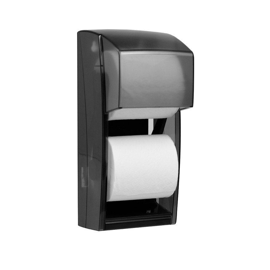 Kimberly-Clark Professional Double Roll Tissue Dispenser, Smoke, 09021