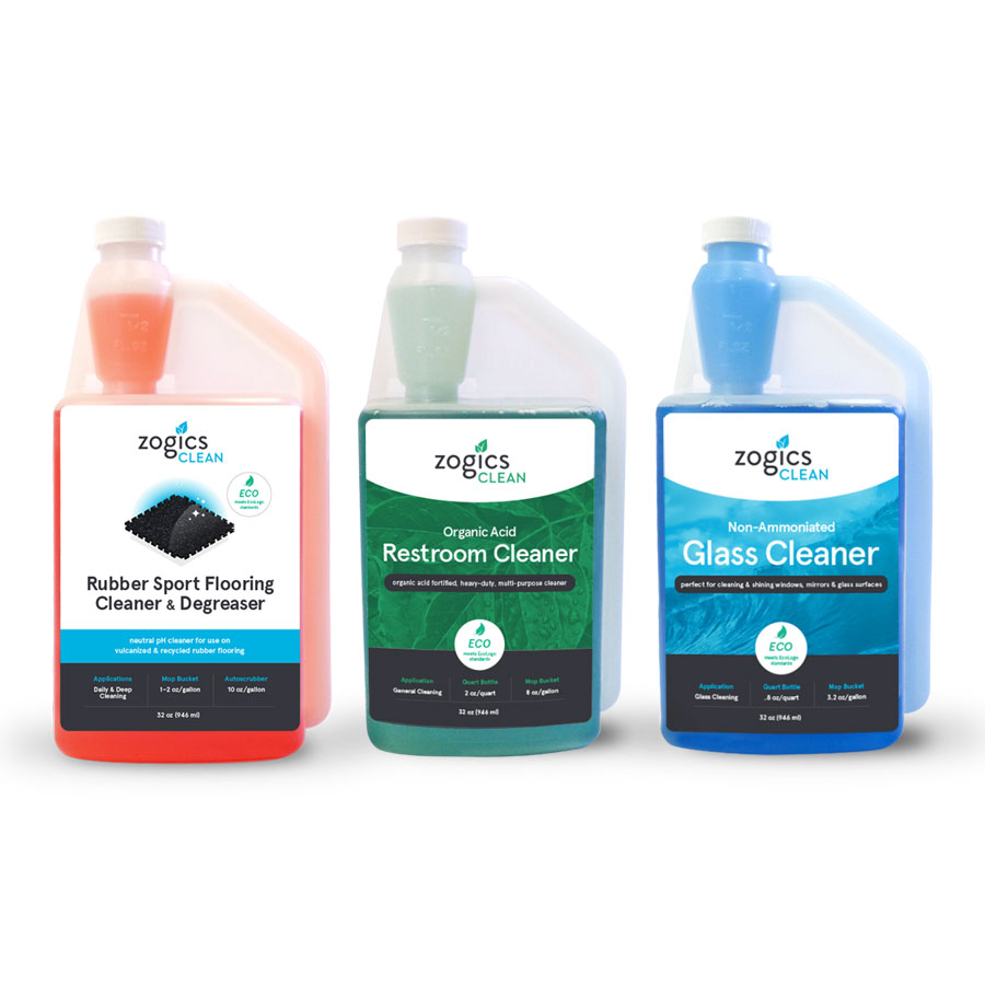 Zogics Gym Cleaning Trio: Your One-stop Cleaning Solution