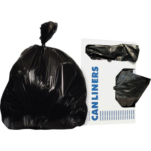 Heritage H6644TCR01 32 Gallon Trash Can Liners / Garbage Bags, 0.9 Mil, 33  x 44, Translucent - 100 / Case