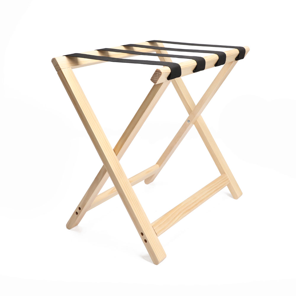 High-Quality Wooden Luggage Rack: An Essential for Hotels & Rentals