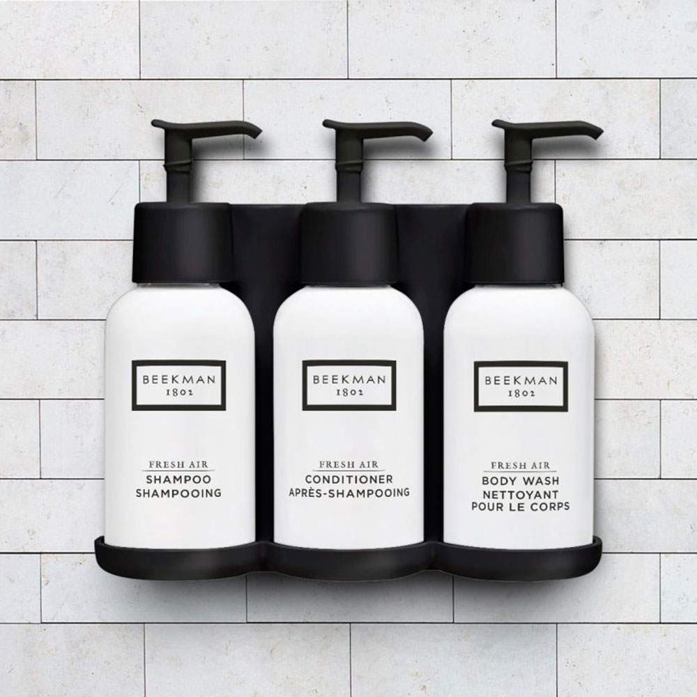 EcoEclipse™: Luxury & Eco-Friendly Shower Dispenser for Hotels & Gyms