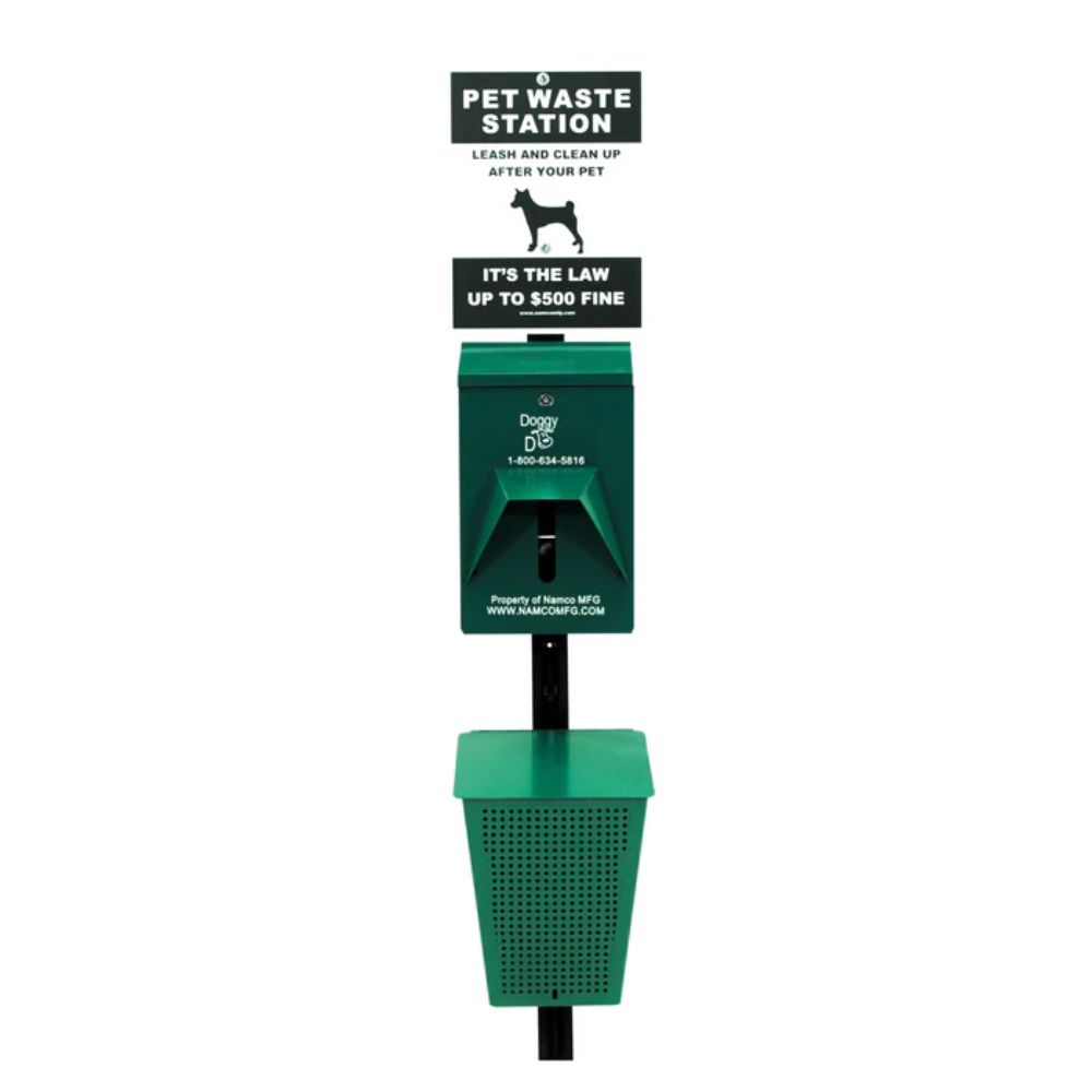 Namco Doggy Do Waste Station | Lockable, Rustproof & Tool-Free