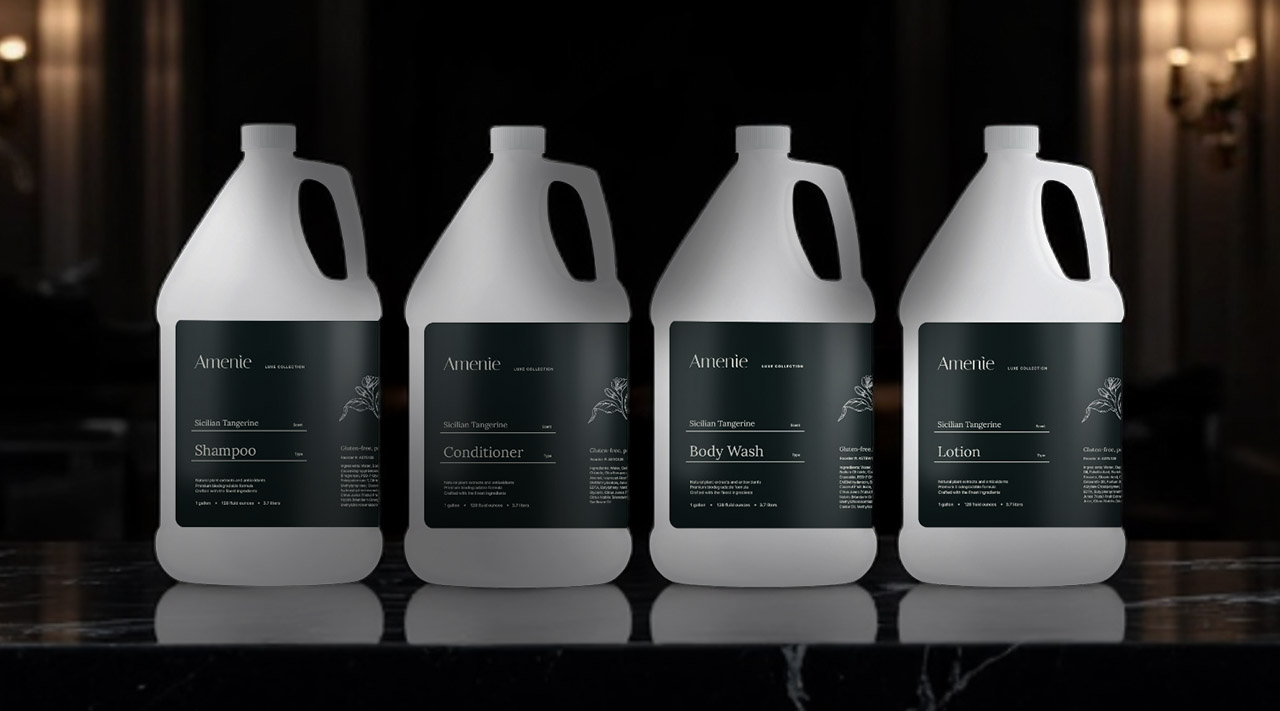 Amenie Sicilian Tangerine Bath & Body Collection: Luxury for High-Traffic Showers