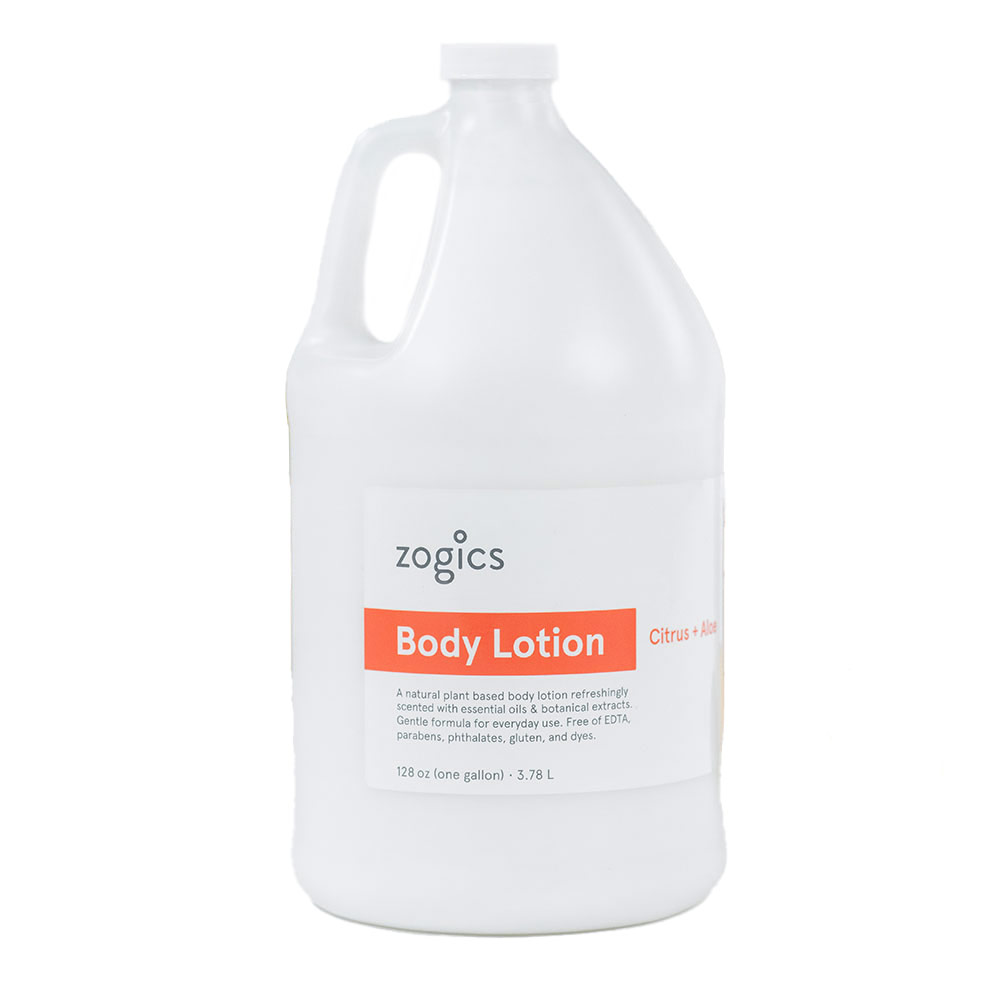 Zogics Citrus & Aloe Body Lotion (1 Gallon)