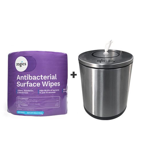Antibacterial Disinfecting Wipes New Customer Bundle (Free Dispenser)
