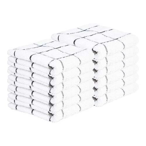 Hospeco 100% Cotton Dish Cloths, 12" x 12" (12/Pack, 12 Packs/Case)