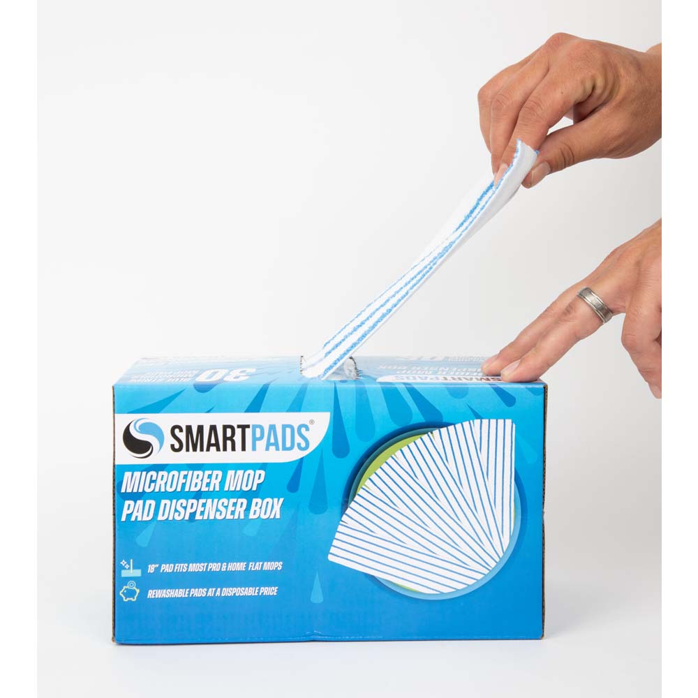 SmartPads Microfiber Mop Pads, 18" (8bxs/case) | Monarch