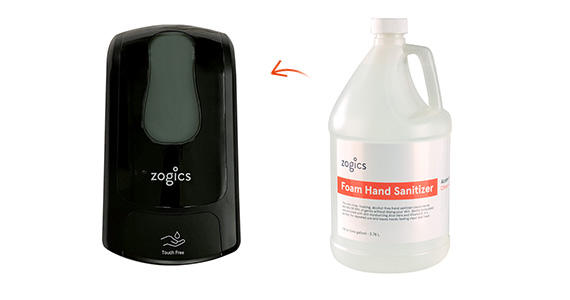 Add a case of hand sanitizer to your purchase