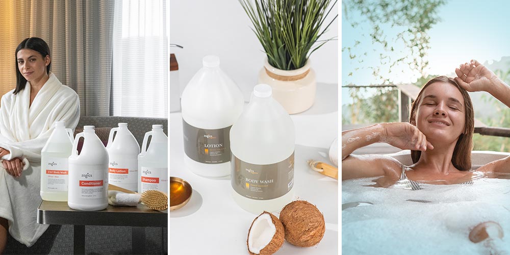 Zogics 3-in-1 Duschgel, Shampoo & Seife – Citrus+Aloe, 4 Gallonen (15 Liter), Ohne Parabene & Farbstoffe