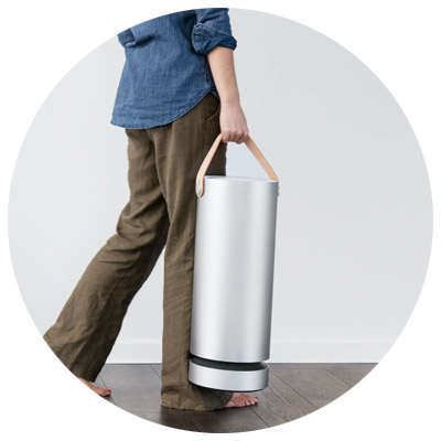 Molekule Air home air purification is portable and easy to move