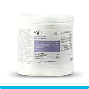 Surface disinfecting and cleaning wipes