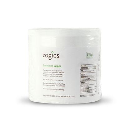 Zogics Sanitizing Wipes