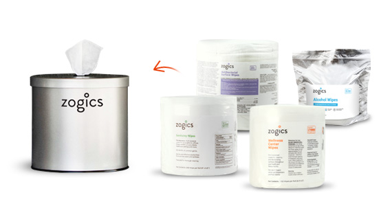 Shop Zogics Wipes for the Stainless Steel Tabletop Wipes Dispenser