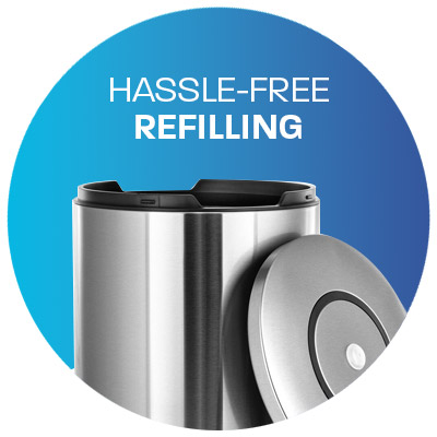 Hassle-free refills