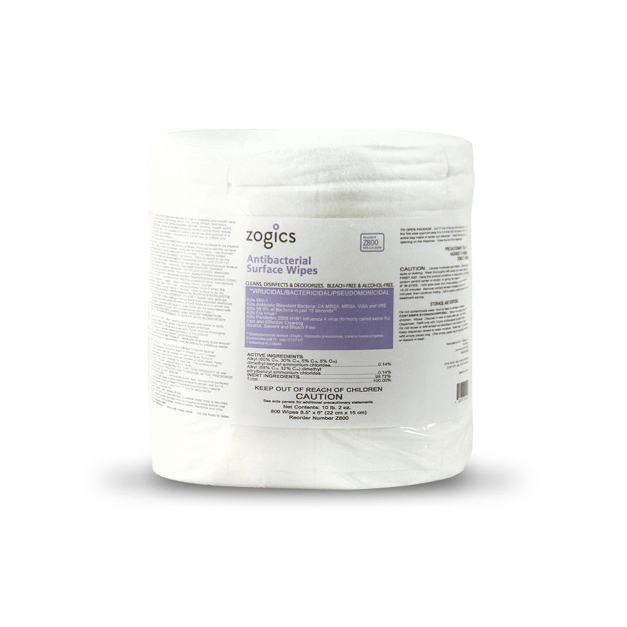 Zogics Antibacterial Gym Wipes