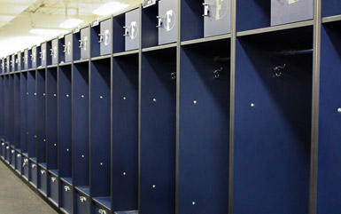 Zogics Team Laminate Lockers have ample storage space