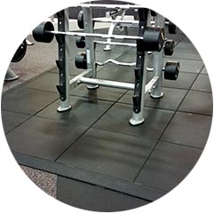 Zogics Rubber Flooring (1 inch Tiles)