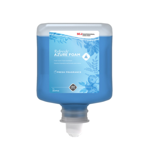 Refresh Azure Foam Hand Wash, 1 Liter, AZU1L (6 refills/case) | SC Johnson