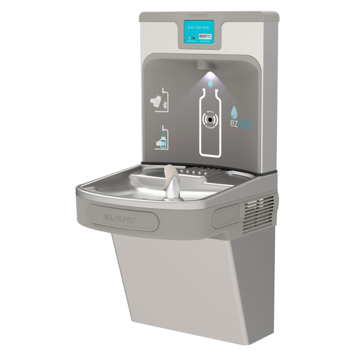 ELKAY EZH20 Bottle Filling Station, Single LZ Cooler, Light Gray, LZS8WSLP