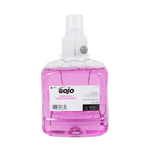 GOJO LTX-12 Antibacterial Plum Foam Handwash, 1200 mL (2 refills/case)
