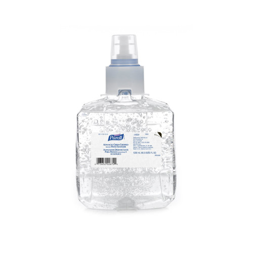 Purell LTX-12 1200 ml Green Certified  Alcohol Gel Hand Sanitizer, (2/case)
