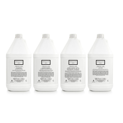 Beekman 1802™ Bath & Body Care Gallon Sampler Case, Fresh Air (4 gallons/case)