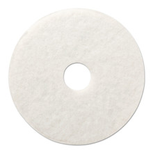 Boardwalk Standard 12" Diameter Polishing Floor Pads, White, 4012WHI (5/case)