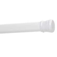 Creative Bath Shower/Closet Tension Rods, Heavy-Duty, White