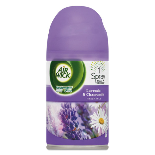 Air Wick Freshmatic Ultra Automatic Spray Refill, Lavender/Chamomile, Aerosol, 6.17 oz, 77961 (6/case)