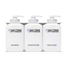Anytime Fitness Bulk Personal Care 3 Chambers Refillable Dispenser