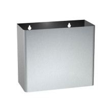 2 Gallon Stainless Steel Rectangular Surface Mounted Trash Can | American Specialties