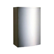 12.75 Gallon Stainless Steel Rectangular LinerMate Surface Mounted Trash Can | Bobrick