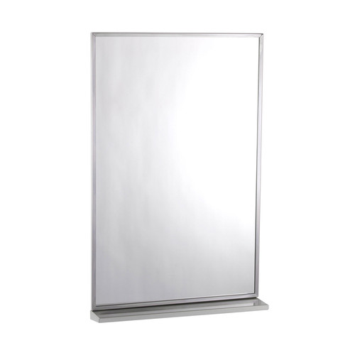 Bobrick Channel Frame Mirror with Shelf