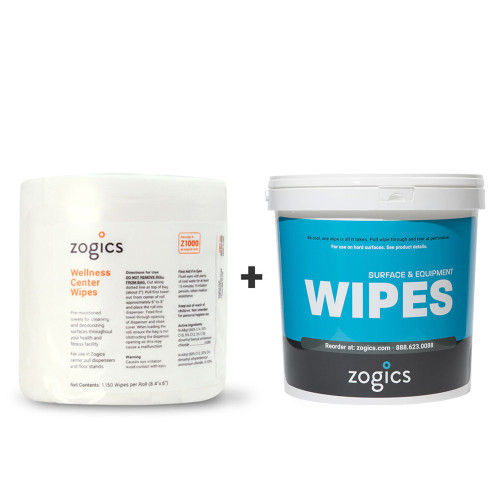 Zogics Cleaning Wipes Portable Bucket & Refill, Z1000-B, 1,150 wipes