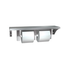 American Specialties Shelf w/Double Toilet Paper Dispenser