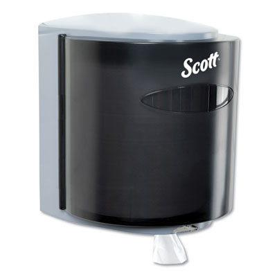 Kimberly-Clark Scott Roll Control Center Pull Towel Dispenser, Smoke, 09989