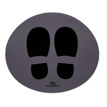 Stroops Social Distancing Vinyl Floor Decals, (Set of 3), SDFSKR-3
