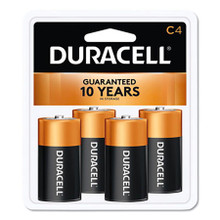 Duracell CopperTop Alkaline C Batteries, 4/Pack