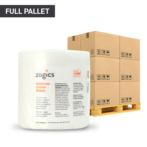 Wellness Center Wipes Pallet (1 Pallet, 36 Cases, 144 Rolls)
