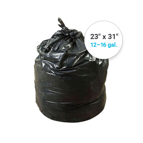 Nature Saver Black Low-Density Recycled Can Liners