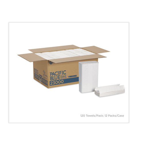 Pacific Blue C-Fold Paper Towel, White, 200/PK, 12 PK/CT | Georgia Pacific Professional