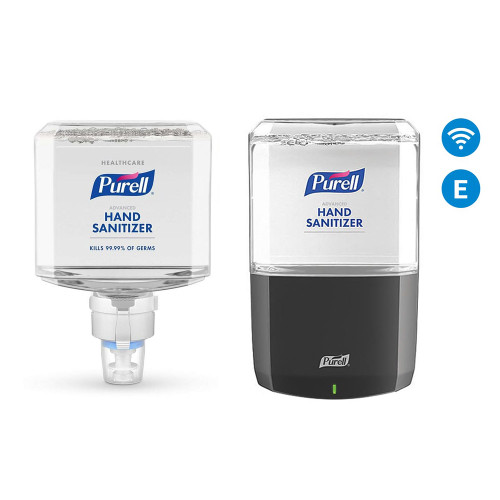 Purell ES8 Touch-Free Hand Sanitizer Bundle Dispenser and Hand Sanitizer Foam, 1200mL (2/case)