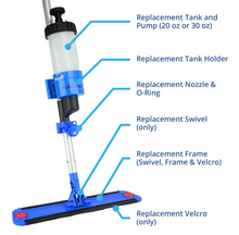 Bottle Rocket Mop System Replacement Nozzle and O-Ring