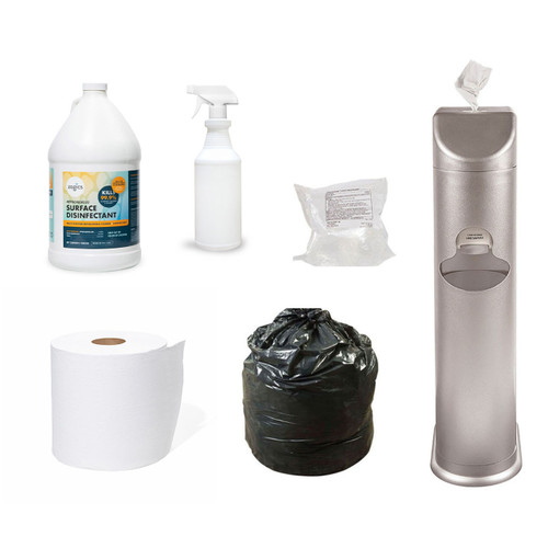 All-In-One Dry Wipes Disinfection Starter Kit