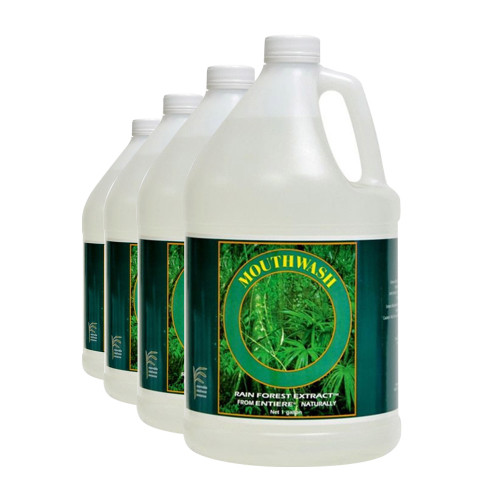 Mint Mouthwash, Dye Free, Clear, 4 Gallon/Case | Entiere